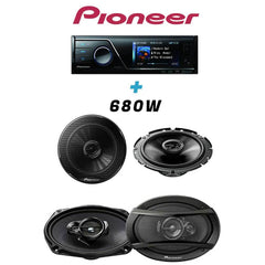 KIT Pioneer Autoradio + Haut Parleurs 660W