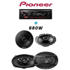 KIT Pioneer Autoradio + Haut Parleurs 660W