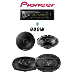 KIT Pioneer Autoradio + Haut Parleurs 660W