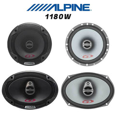 KIT ALPINE Autoradio + Haut Parleurs 1180W