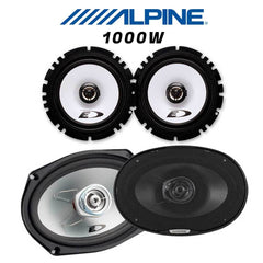 KIT ALPINE Autoradio + Haut Parleurs 1000W