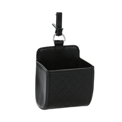 Mini boîte de rangement en cuir pour voiture