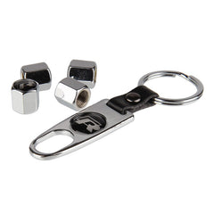 Porte-clé + bouchons de valves VW Volkswagen Racing