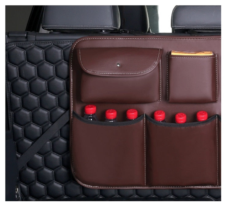 Couvre-siège XXL arrière de voiture multifonctions et multipoches