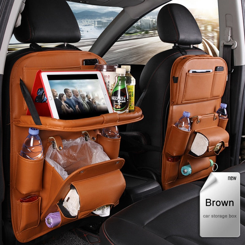Couvre-siège arrière de voiture multifonctions et  multipoches